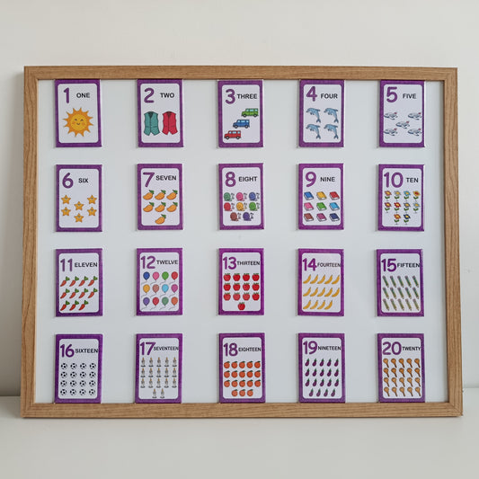 Magnetic Numbers Learning Set (1-20)